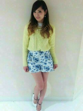 VENCE EXCHANGE LADIES STAFFさん（レディース・160cm）の春コーディネート