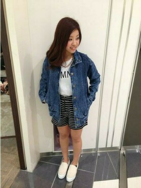 VENCE EXCHANGE LADIES STAFFさん（レディース・160cm）の春コーディネート