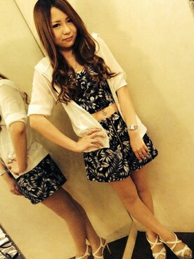 VENCE EXCHANGE LADIES STAFFさん（レディース・160cm）の春コーディネート