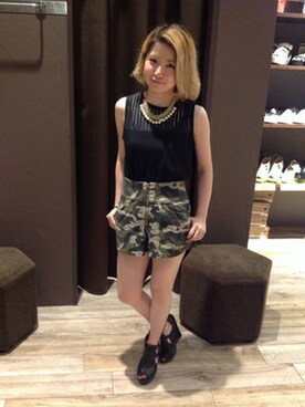 VENCE EXCHANGE LADIES STAFFさん（レディース・160cm）の夏コーディネート