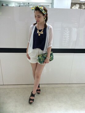 VENCE EXCHANGE LADIES STAFFさん（レディース・160cm）の夏コーディネート