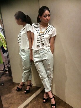 VENCE EXCHANGE LADIES STAFFさん(レディース・160cm)の夏コーディネート