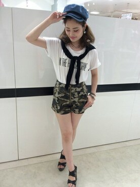 VENCE EXCHANGE LADIES STAFFさん（レディース・160cm）の夏コーディネート