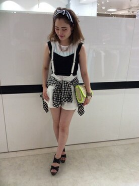 VENCE EXCHANGE LADIES STAFFさん（レディース・160cm）の夏コーディネート