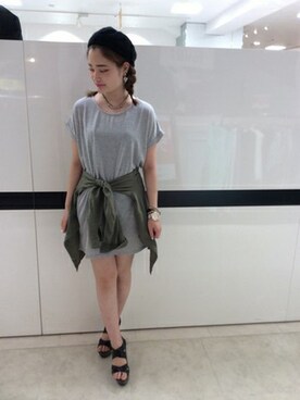 VENCE EXCHANGE LADIES STAFFさん（レディース・160cm）の夏コーディネート