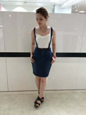 VENCE EXCHANGE LADIES STAFFさん（レディース・160cm）の夏コーディネート