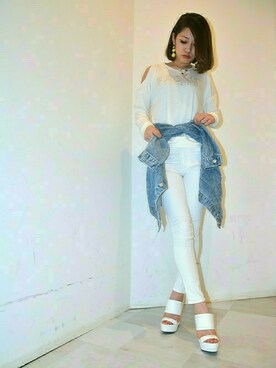 VENCE EXCHANGE LADIES STAFFさん（レディース・160cm）の夏コーディネート