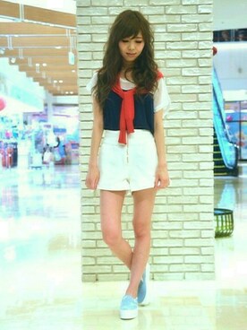 VENCE EXCHANGE LADIES STAFFさん（レディース・160cm）の夏コーディネート