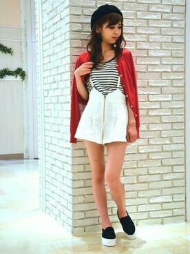 VENCE EXCHANGE LADIES STAFFさん（レディース・160cm）の夏コーディネート