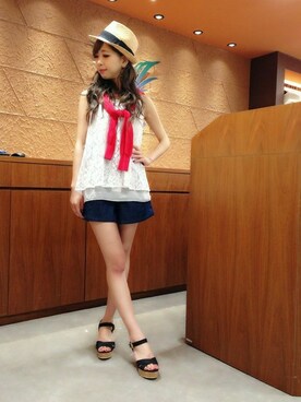 VENCE EXCHANGE LADIES STAFFさん（レディース・160cm）の夏コーディネート