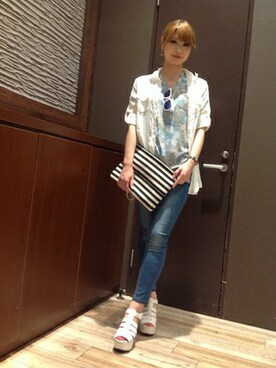 VENCE EXCHANGE LADIES STAFFさん（レディース・160cm）の夏コーディネート