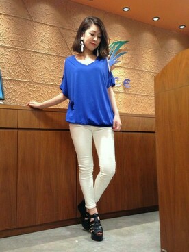 VENCE EXCHANGE LADIES STAFFさん（レディース・160cm）の夏コーディネート