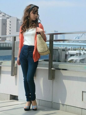 VENCE EXCHANGE LADIES STAFFさん（レディース・160cm）の夏コーディネート