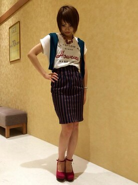 VENCE EXCHANGE LADIES STAFFさん（レディース・160cm）の夏コーディネート