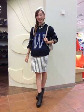 VENCE EXCHANGE LADIES STAFFさん（レディース・160cm）の秋コーディネート