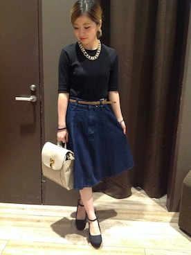 「#ビジュー」｜VENCE EXCHANGE LADIES STAFFさん（レディース・160cm）の秋コーディネート