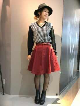 VENCE EXCHANGE LADIES STAFFさん（レディース・160cm）の秋コーディネート