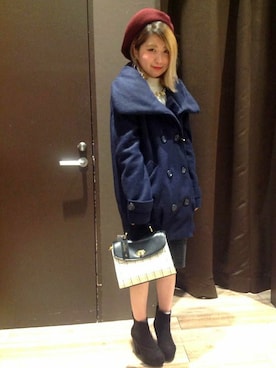 「VENCEEXCHANGE（ヴァンスエクスチェンジ）のアイテム（その他アウター）」を使った、VENCE EXCHANGE LADIES STAFFさん（レディース・160cm）の秋コーディネート