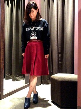 VENCE EXCHANGE LADIES STAFFさん（レディース・160cm）の秋コーディネート