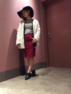 「VENCEEXCHANGE（ヴァンスエクスチェンジ）のアイテム（その他アウター）」を使った、VENCE EXCHANGE LADIES STAFFさん（レディース・160cm）の秋コーディネート