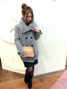 「VENCEEXCHANGE（ヴァンスエクスチェンジ）のアイテム（その他アウター）」を使った、VENCE EXCHANGE LADIES STAFFさん（レディース・160cm）の秋コーディネート