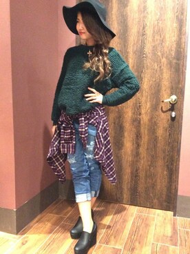 VENCE EXCHANGE LADIES STAFFさん（レディース・160cm）の秋コーディネート