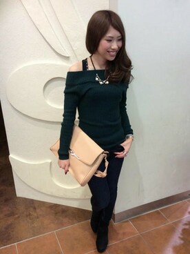 VENCE EXCHANGE LADIES STAFFさん(レディース・160cm)の冬コーディネート