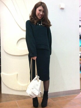 VENCE EXCHANGE LADIES STAFFさん（レディース・160cm）の冬コーディネート