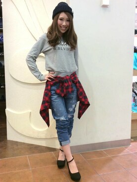 VENCE EXCHANGE LADIES STAFFさん（レディース・160cm）の冬コーディネート