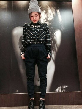 VENCE EXCHANGE LADIES STAFFさん（レディース・160cm）の冬コーディネート