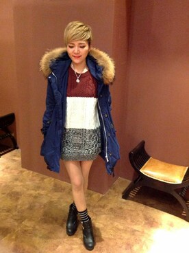 VENCE EXCHANGE LADIES STAFFさん(レディース・160cm)の冬コーディネート