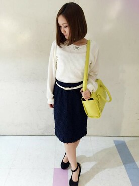 VENCE EXCHANGE LADIES STAFFさん（レディース・160cm）の春コーディネート