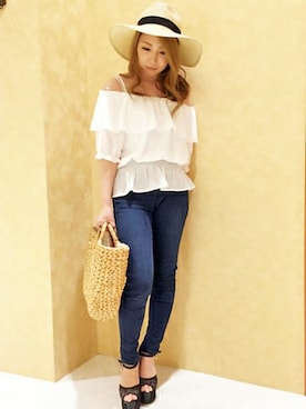 「マリン」｜VENCE EXCHANGE LADIES STAFFさん（レディース・160cm）の春コーディネート