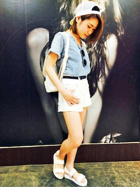 VENCE EXCHANGE LADIES STAFFさん（レディース・160cm）の春コーディネート