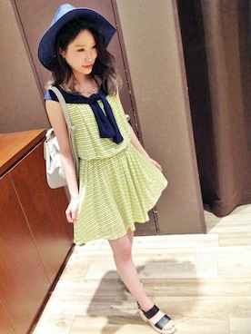 VENCE EXCHANGE LADIES STAFFさん（レディース・160cm）の夏コーディネート