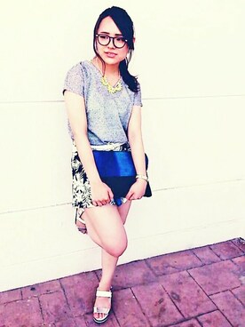 VENCE EXCHANGE LADIES STAFFさん（レディース・160cm）の夏コーディネート