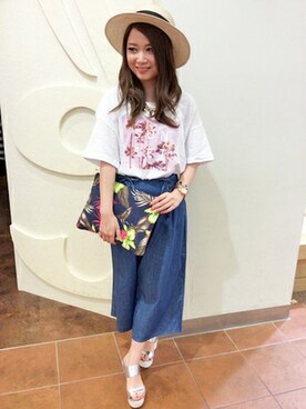 VENCE EXCHANGE LADIES STAFFさん（レディース・160cm）の夏コーディネート