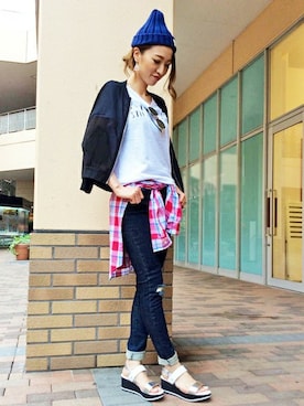 VENCE EXCHANGE LADIES STAFFさん（レディース・160cm）の夏コーディネート