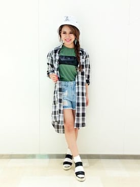 VENCE EXCHANGE LADIES STAFFさん（レディース・160cm）の夏コーディネート