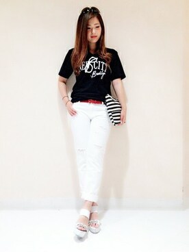 VENCE EXCHANGE LADIES STAFFさん（レディース・160cm）の夏コーディネート