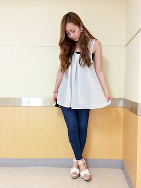 VENCE EXCHANGE LADIES STAFFさん（レディース・160cm）の夏コーディネート