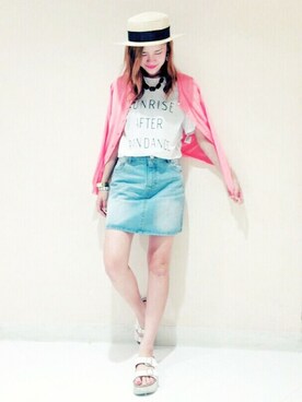 VENCE EXCHANGE LADIES STAFFさん（レディース・160cm）の夏コーディネート