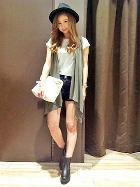 「黒パンツ」｜VENCE EXCHANGE LADIES STAFFさん（レディース・160cm）の秋コーディネート