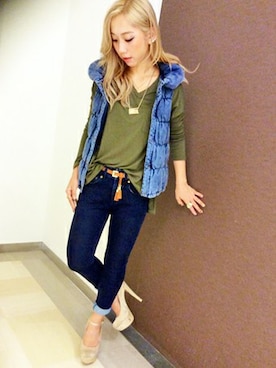 VENCE EXCHANGE LADIES STAFFさん（レディース・160cm）の秋コーディネート