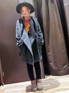 「VENCEEXCHANGE（ヴァンスエクスチェンジ）のアイテム（その他アウター）」を使った、VENCE EXCHANGE LADIES STAFFさん（レディース・160cm）の秋コーディネート