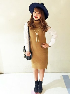 VENCE EXCHANGE LADIES STAFFさん（レディース・160cm）の冬コーディネート