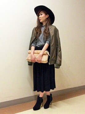 VENCE EXCHANGE LADIES STAFFさん（レディース・160cm）の冬コーディネート