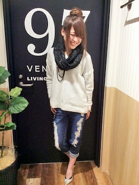 VENCE EXCHANGE LADIES STAFFさん(レディース・160cm)の冬コーディネート