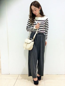 「VENCEEXCHANGE（ヴァンスエクスチェンジ）のアイテム」を使った、VENCE EXCHANGE LADIES STAFFさん（レディース・160cm）の冬コーディネート