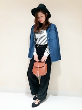 VENCE EXCHANGE LADIES STAFFさん（レディース・160cm）の冬コーディネート